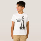 認識度の殺害のEDSの欠乏 Tシャツ (正面フル)