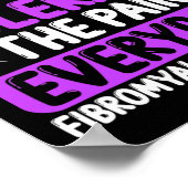 認識度は毎日の痛みを我慢する ポスター (角)