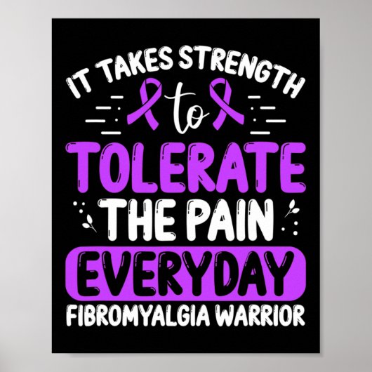 認識度は毎日の痛みを我慢する ポスター (正面)