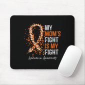 認識度オレンジリボン私の母の戦いは私の戦い マウスパッド (マウス)