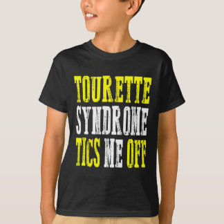 認識度トゥレット症候群サポート Tシャツ