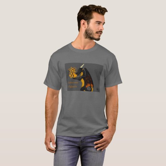 認識度ドラゴン – デザインバイカテリンK Tシャツ (正面フル)