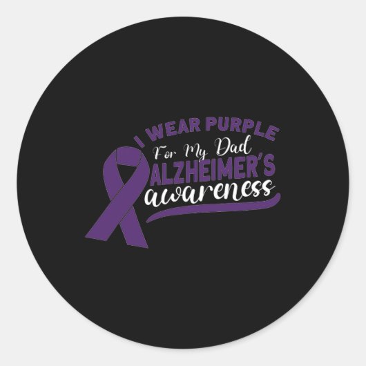 認識度ハイマー認知症シニア2 ラウンドシール (正面)