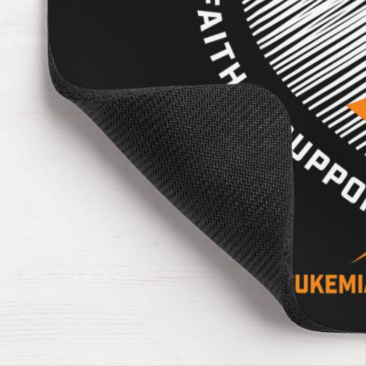 認識度ファイターギフト男性の女性ママパパ白血病 マウスパッド (コーナー)