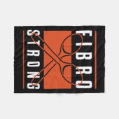 認識度フィブロストロンググラフィックスプーン フリースブランケット (正面(横))