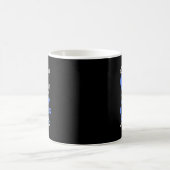 認識度ブルーリボンサポート コーヒーマグカップ (中央)