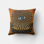 認識度マイマインズアイ感動的ワードアート クッション (裏面)