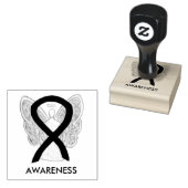 認識度リボンエンジェルアートカスタムインクスタンプ ラバースタンプ (押印)