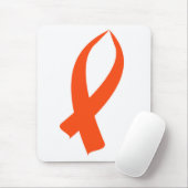 認識度リボン（オレンジ） マウスパッド (マウス)