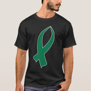 認識度リボン(緑) Tシャツ