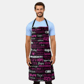 認識度ワード…乳がん エプロン (着用した状態)