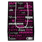 認識度ワード…乳がん ミディアムペーパーバッグ (裏面)