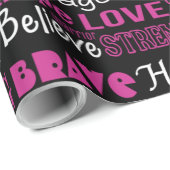 認識度ワード…乳がん ラッピングペーパー (ロールコーナー)