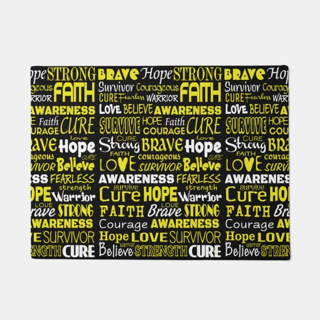 認識度ワード…子宮内膜症 ドアマット (正面)