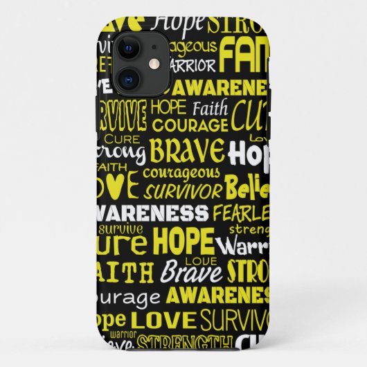 認識度ワード…子宮内膜症 Case-Mate iPhoneケース (裏面)