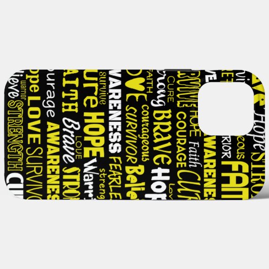 認識度ワード…子宮内膜症 Case-Mate iPhoneケース (裏面 (横))