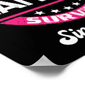 認識度乳がんを克服した2009年以降 ポスター (角)