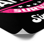 認識度乳がんを克服した2013年以来 ポスター (角)