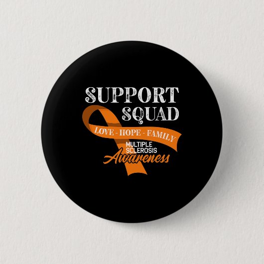 認識度分隊I Ed Ms多発性硬化症1 缶バッジ (正面)