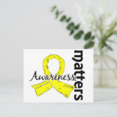 認識度問題7子宮内膜症 ポストカード (スタンド正面)