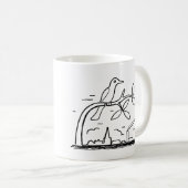 認識度引用文ギフト愛する人 コーヒーマグカップ (正面右)