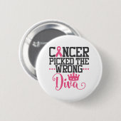 認識度引用文 |がんが間違ったDivaを選んだ 缶バッジ (正面&裏面)