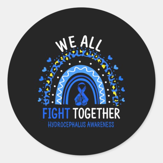 認識度我々は一緒に戦う ラウンドシール (正面)