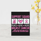 認識度戦士の乳がん支援隊 カード (黄色い花)