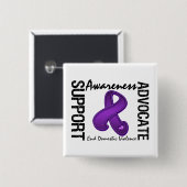 認識度提唱家庭内暴力の撲滅を支持 缶バッジ (正面&裏面)