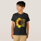 認識度月ひまわりジョブディスレクシア先生 Tシャツ (正面フル)