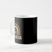 認識度月グルーヴィレトロレインボー コーヒーマグカップ (正面左)