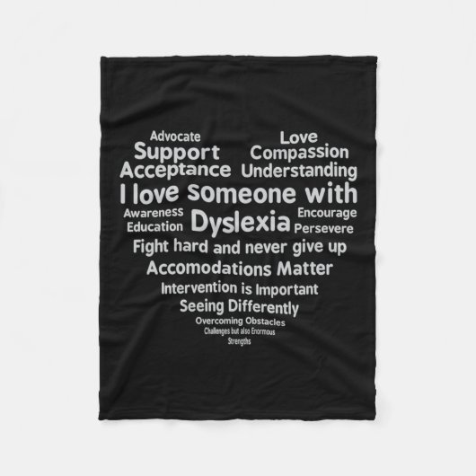 認識度月サポートTシャツ フリースブランケット (正面)