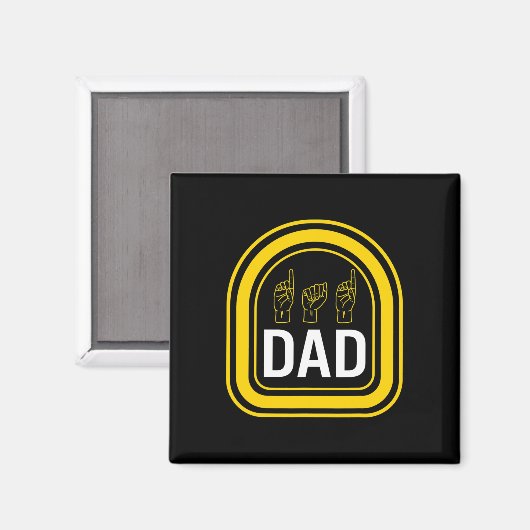 認識度月パパAsl父の日ギフトトレンディーD マグネット (正面/裏面)