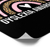 認識度月女性用レオパドレインボーディスレクシア ポスター (角)