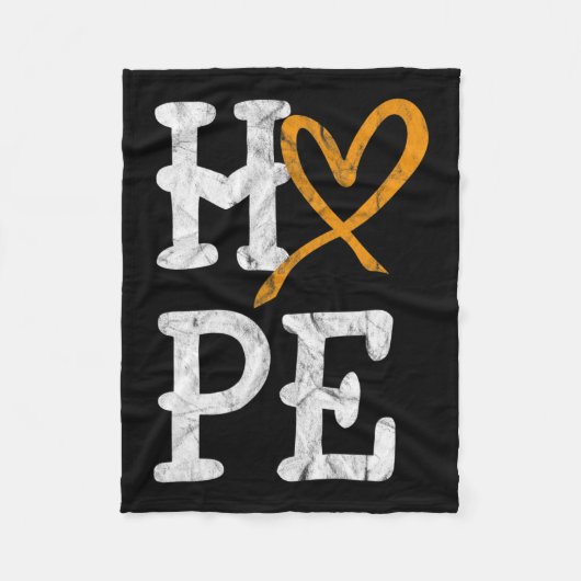 認識度月希望ヴィンテージ血癌2 フリースブランケット (正面)