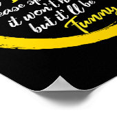 認識度月私は耳が聞こえないAsl Languuを話お願い ポスター (角)