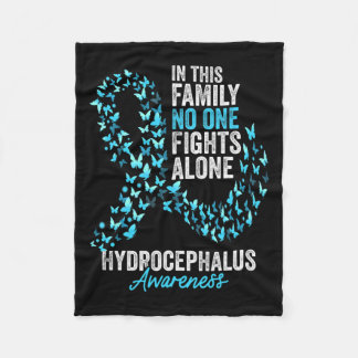 認識度月蝶ライトブルーリボン フリースブランケット