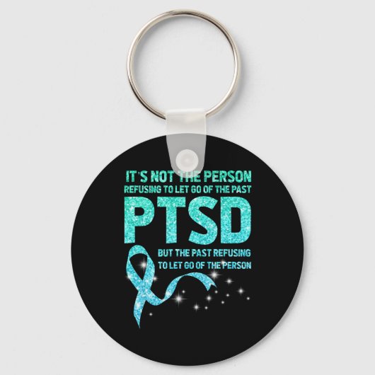 認識度月解放サポート退役軍人メンタルヘア キーホルダー (正面)