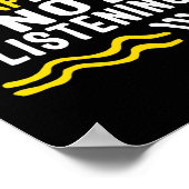 認識度月Deafinienty Not 聞's Asl Lang ポスター (角)