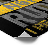 認識度月Just Looper Not Unrounal Asl Sign Langua ポスター (角)