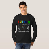 認識度自閉症は障害であるIt 違う A Tシャツ (正面フル)
