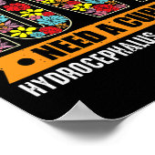 認識度蝶とホープ花 ポスター (角)