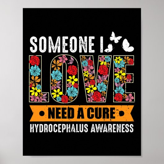 認識度蝶とホープ花 ポスター (正面)