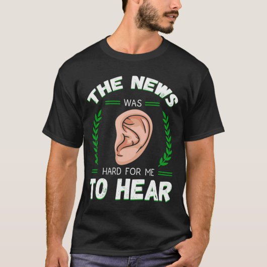 認識度補聴器インプラントAsl懸命をHに Tシャツ (正面)