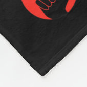 認識度補聴器インプラントAsl手を振る フリースブランケット (角)