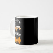 認識度補聴器インプラントSign Languuに堪能 コーヒーマグカップ (正面左)