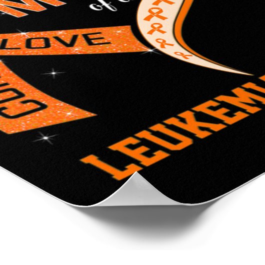 認識度誇りを持った母の白血病戦士1 ポスター (角)