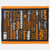 認識度語…RSD/CRPS フリースブランケット (正面(横))