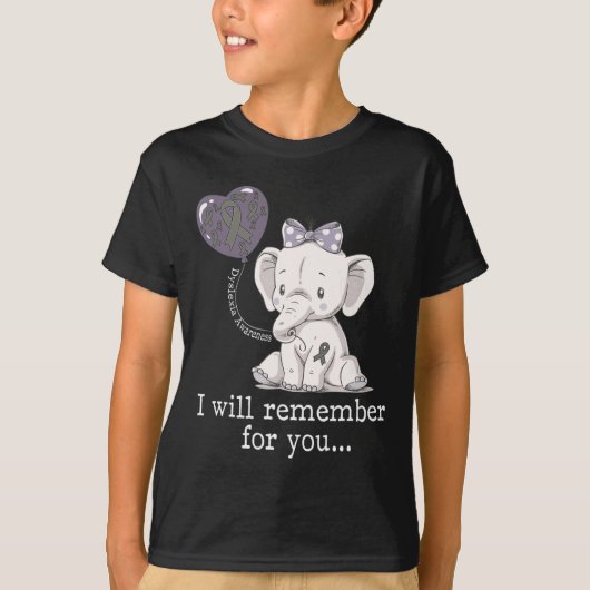 認識度象 Tシャツ (正面)