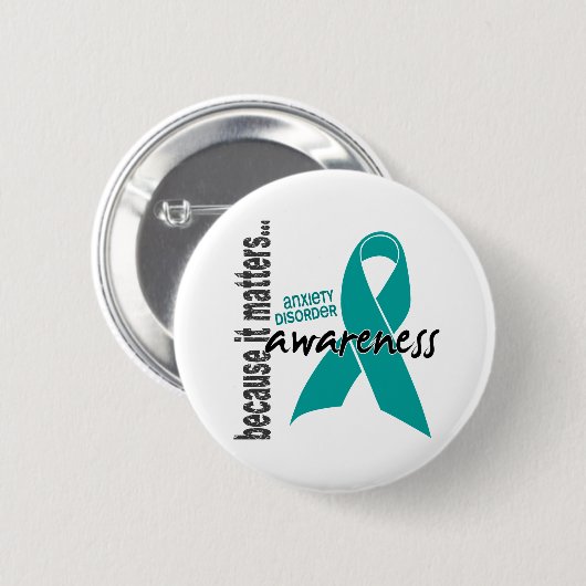認識度1の不安障害 缶バッジ (正面&裏面)